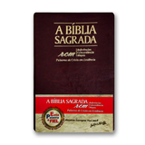 Bíblia ACF - RCM - Capa Vinho - Letra Gigante