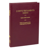 O Novo Testamento Grego - Capa Dura Vinho