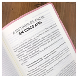 Bíblia A Mensagem - Letra Gigante - Capa Flexível - Rosa