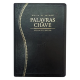 Bíblia de Estudo Palavras Chave - Letra Normal - ARC - Preto e Dourado