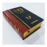 Bíblia de Estudo - King James 1611 com Estudo Holman - Letra Grande - Capa Luxo Preta e Marrom - 7ª edição