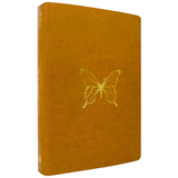 Bíblia Anote - NVI - Letra Grande - Luxo Castanho - Borboleta