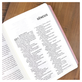 Bíblia A Mensagem - Letra Gigante - Capa Flexível - Rosa