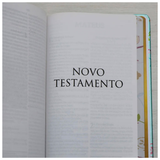 Bíblia Um Tempo Especial com Deus - NVI - Letra Grande - Capa Passáros Com Relevo