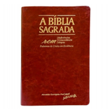 Bíblia ACF - RCM - Capa Vinho - Letra Gigante