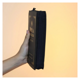 Bíblia Sagrada - ARC - Letra Grande - PJV - PU com Fecho e Harpa Cristã Preta