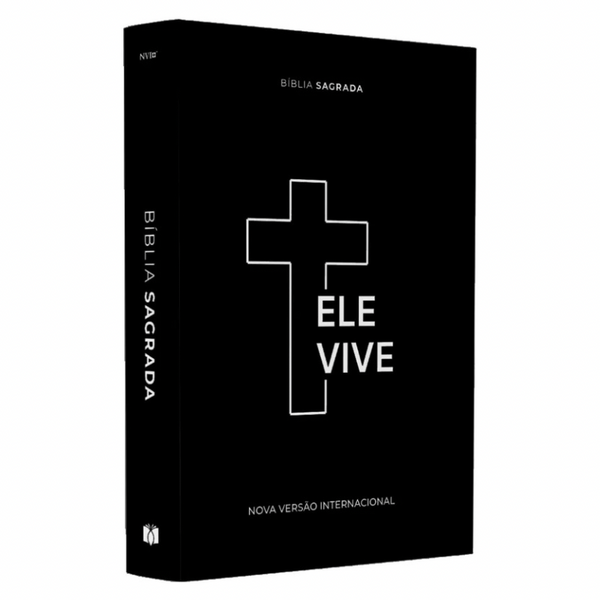 Bíblia Sagrada Ele Vive - NVI - Letra Maior - Capa Dura Ilustrada