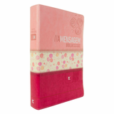 Bíblia A Mensagem - Capa Luxo Rosa Claro e Escuro