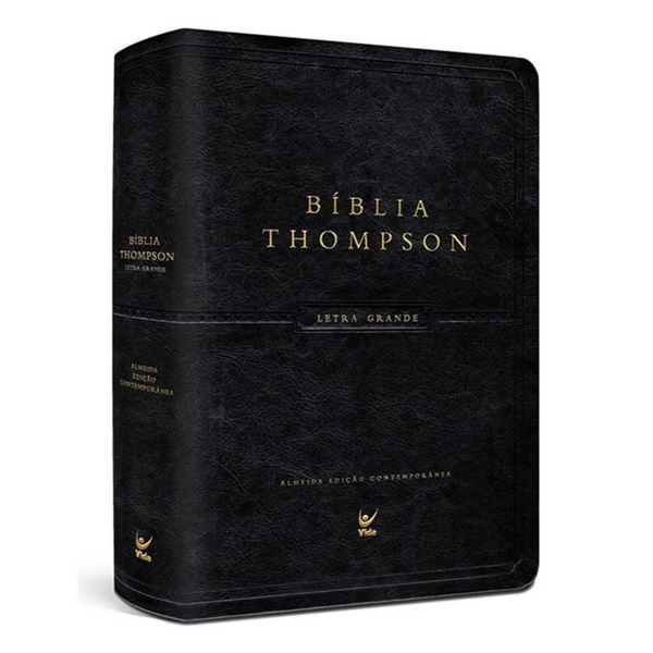 Bíblia de Estudo Thompson - AEC Letra Grande - Preta Luxo