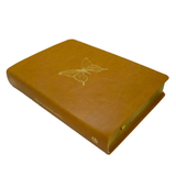 Bíblia Anote - NVI - Letra Grande - Luxo Castanho - Borboleta