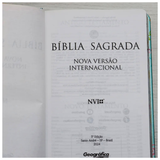 Bíblia Um Tempo Especial com Deus - NVI - Letra Grande - Capa Passáros Com Relevo