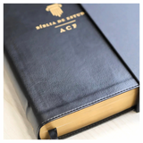 Bíblia de Estudo ACF - Letra Normal - Couro Soft Preta