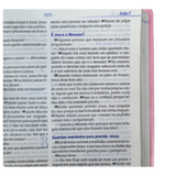 Bíblia De Estudo - Letra Normal - NTLH - Capa Luxo Rosa Nobre