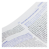 Bíblia De Estudo - Letra Grande - NTLH - Capa Couro Azul Luxo