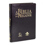 A Bíblia do Pregador - ARC - Letra Normal - Capa Pu Preta Nobre