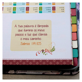 Meu Plano Perfeito - Capa Couro -Soft Aquarela Com Zíper