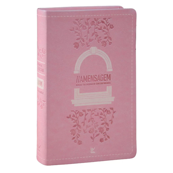 Bíblia A Mensagem - Letra Gigante - Capa Flexível - Rosa