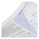 Bíblia De Estudo - Letra Grande - NTLH - Capa Couro Azul Luxo