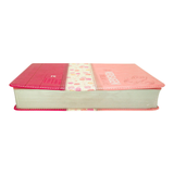 Bíblia A Mensagem - Capa Luxo Rosa Claro e Escuro