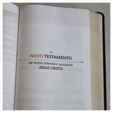 Bíblia de Estudo ACF - Letra Normal - Couro Soft Preta