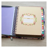 Meu Plano Perfeito - Capa Couro -Soft Aquarela Com Zíper