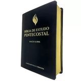 Bíblia de Estudo Pentecostal - Edição Global - ARC - Letra Grande - Capa Luxo Preta