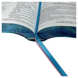 A Bíblia de Estudo da Mulher Plena - NVI - Letra Grande - Capa Luxo Tropicalis Tiffany
