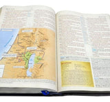 Bíblia de Estudo - King James 1611 com Estudo Holman - Letra Grande - Capa Luxo Preta e Marrom - 7ª edição