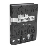 Bíblia de Estudo Plenitude para Jovens - Letra Normal - NTLH - Capa Couro Cinza Escuro