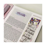 Bíblia Ilustrada Anote Florescer - NVT - Letra Normal - Capa Dura Espiral