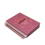 Bíblia Ilustrada Anote Rosa Brilhante - NVT - Letra Normal - Capa Dura Espiral