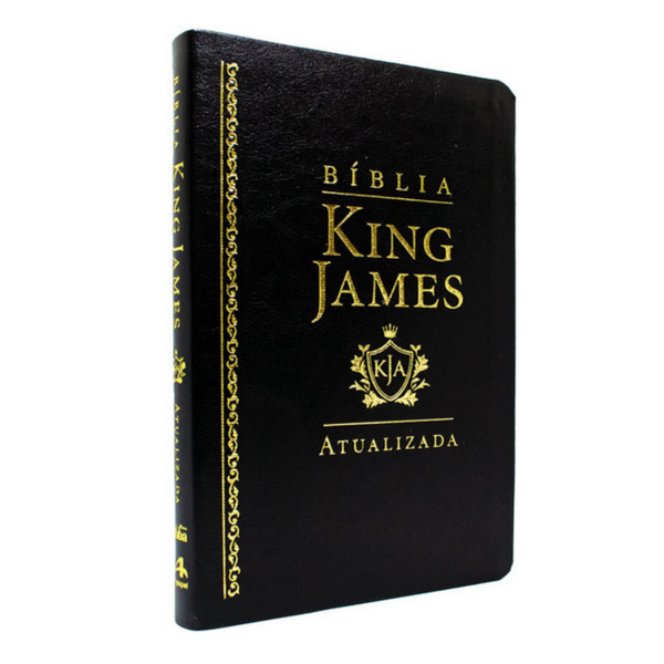Bíblia King James Atualizada Slim - KJA - Preta - Letra média