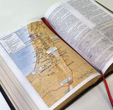 Bíblia de Estudo - King James 1611 com Estudo Holman - Letra Grande - Capa Luxo Preta e Marrom - 7ª edição