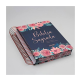 Bíblia Anote Rosas  - NVI - Letra Média - Com Espaço para Anotações