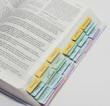 Abas Adesivas para Bíblia Color - Marcador Índice