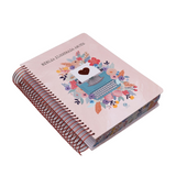 Bíblia Ilustrada Anote Florescer - NVT - Letra Normal - Capa Dura Espiral