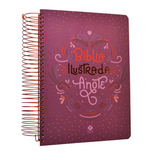 Bíblia Ilustrada Anote Rosa Brilhante - NVT - Letra Normal - Capa Dura Espiral