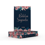 Bíblia Sagrada - NVI - Letra Média - Capa especial rosas
