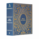 Bíblia Mulheres - Viviane Martinello - NAA - Espaço Para Anotações - Capa Dura Vintage Azul
