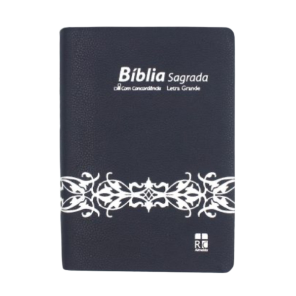Bíblia Sagrada - Concordância - ARC - Letra Grande - Azul - (Português de Portugal)