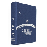 A Bíblia Para Todos - Edição de Bolso - (Português de Portugal) - Letra Grande - Azul Tecido