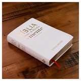 Bíblia Campo De Batalha Da Mente - NVA - Letra Normal - Capa Luxo Branca