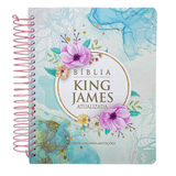 Bíblia King James Atualizada - com espaço para anotações - capa espiral - Blue sky