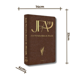 Bíblia JFA 1819 - Standard - Letra Grande - Capa Luxo Marrom