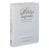 Bíblia Sagrada - Letra Gigante - ARA - Capa Branca Luxo -  c/ Índice