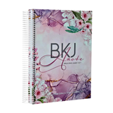 Bíblia King James Fiel 1611- Anote - capa espiral - purple flower