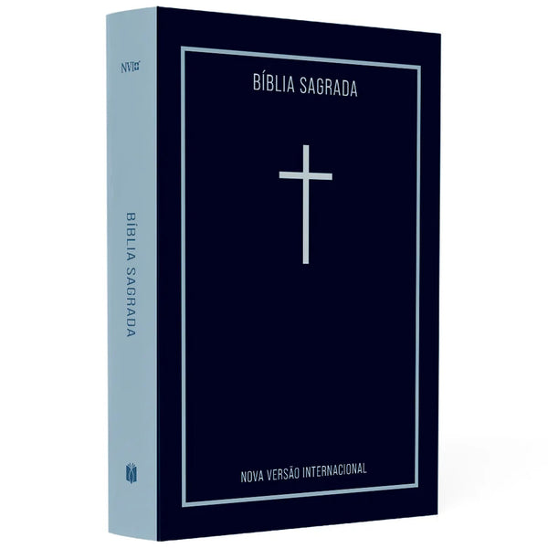 Bíblia Sagrada Cruz Azul - NVI - Capa Brochura