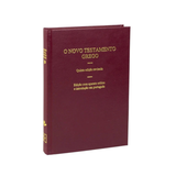 O Novo Testamento Grego - Capa Dura Vinho