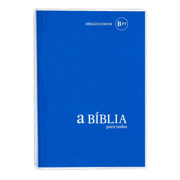 A Bíblia Para Todos - Edição de Bolso - (Português de Portugal) - Letra Pequena - Azul - Capa Cartolina c/Capa Plástica