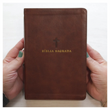 Bíblia Sagrada - ACF - Letra Grande - Couro Soft Marrom